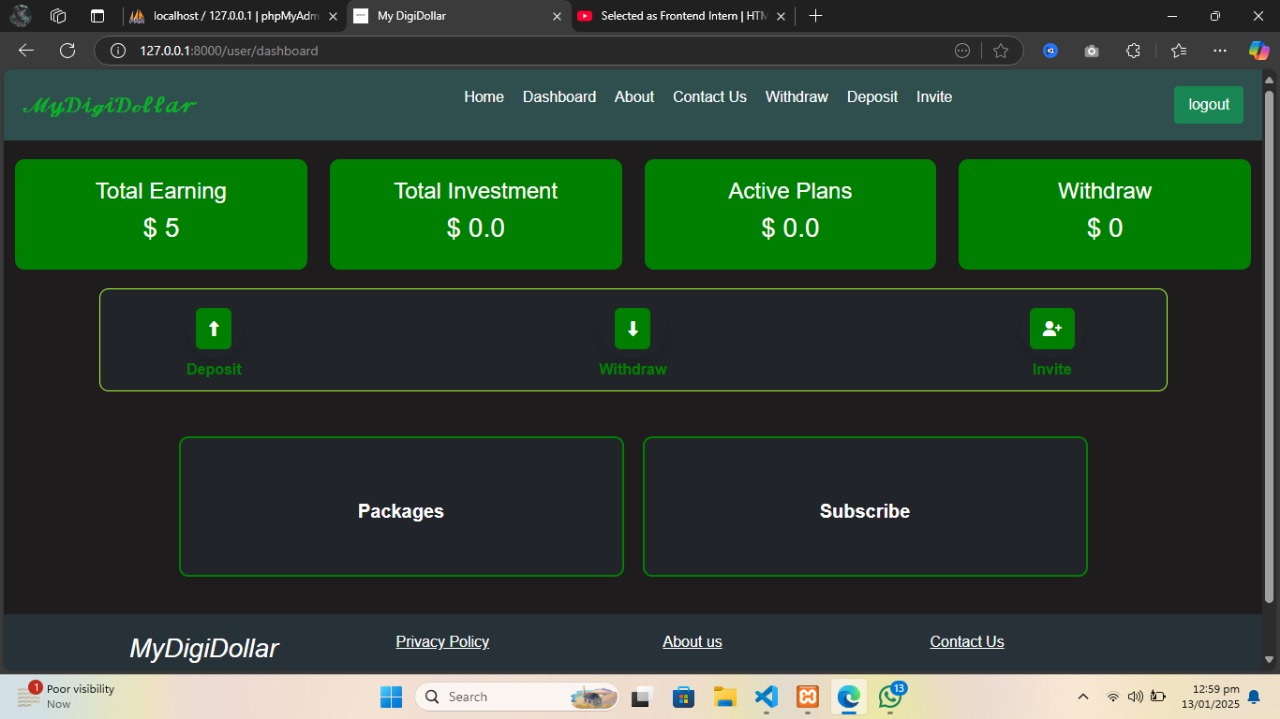 Digital Investment Platform
