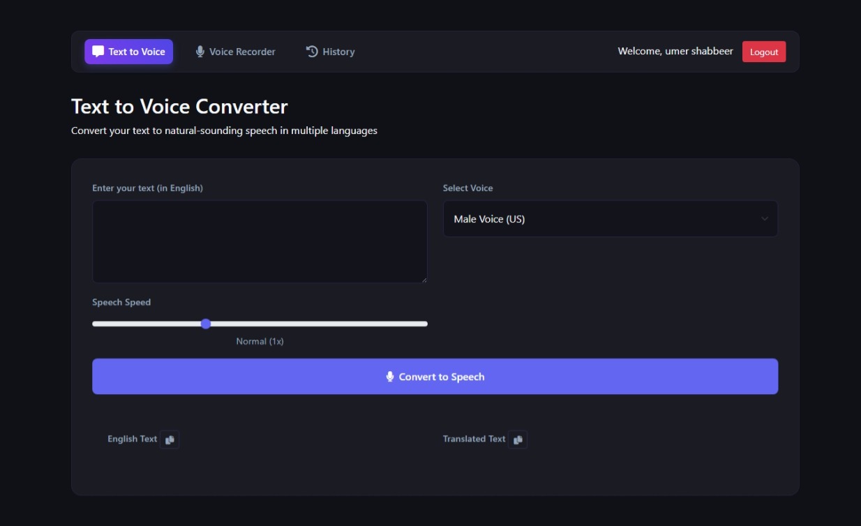 Voice Cloning Web App